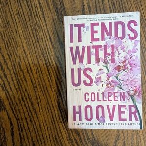 Novel with Pink Floral Cover